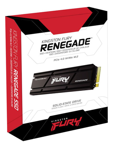 Unidad Ssd Kingston Renegade 4tb Pcle 4.0 Nvme Con Heatsink