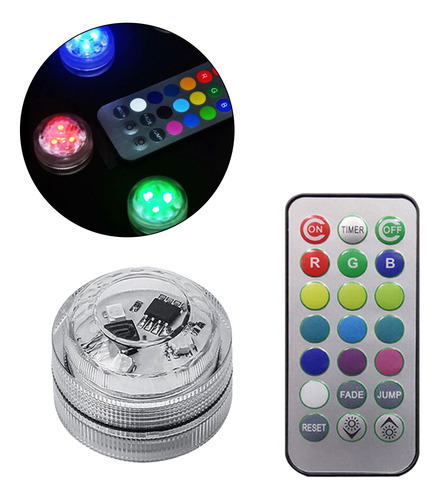 2 Luces Sumergibles Luces De Té Subacuáticas Mini Luces De