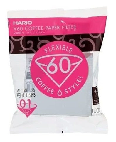 Imagen 2 de 4 de Filtros Desechables - Hario V60 Size 01 Paper Coffee Filters