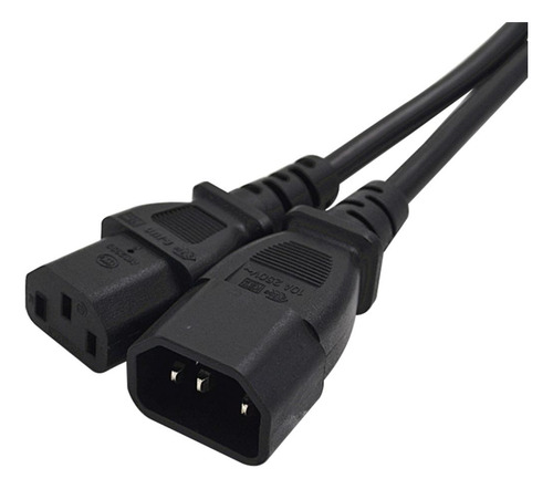 Cabo De Extensão De Energia Iec 320 C13 A C14 Compatível