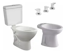 Comprar Juego De Baño Inodoro Deposito Extrachato Bidet Griferia
