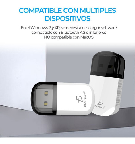 Adaptador Wifi Bluetooth A Usb Inalámbrico 5g Alta Potencia
