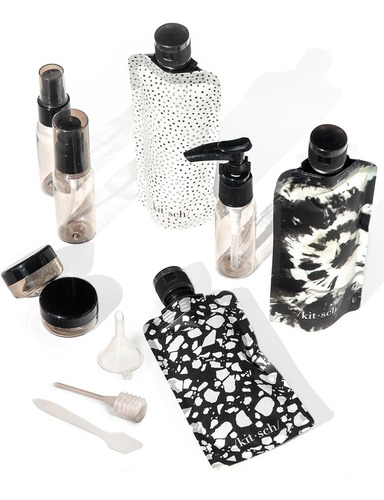 Botellas De Viaje Modernas Contenedores Tarro Bolsa Portatil