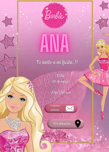 Invitaciones Digitales Personalizadas Luna 