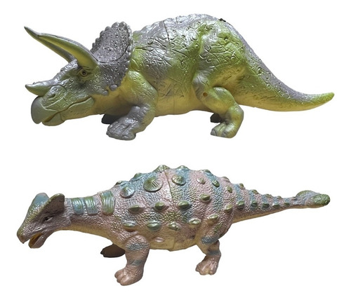 Conjunto de 12 peças de dinossauros de pterodáctilo de pescoço comprido T - Rex
