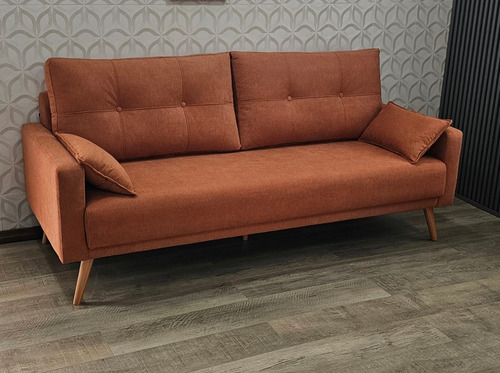 Sofa Sillon 3 Cuerpos En Tela Easyclean Fabricacion Nacional