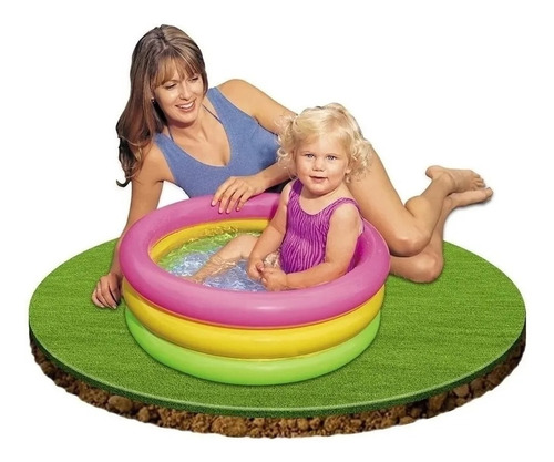 Piscina Inflable Intex 61 Cm X 22 Cm Para Agua Pelotas Bebe