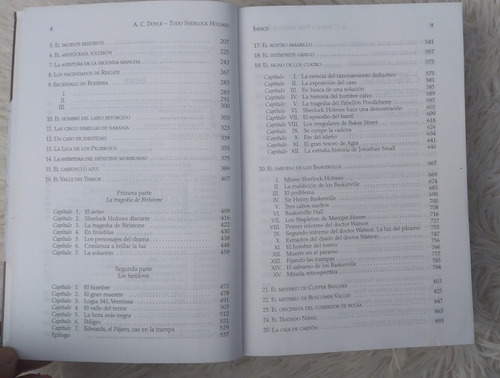 Libro/ Todo Sherlock Holmes/ Arthur C.doyle/ Usado/ 1631 Pag (Usado)