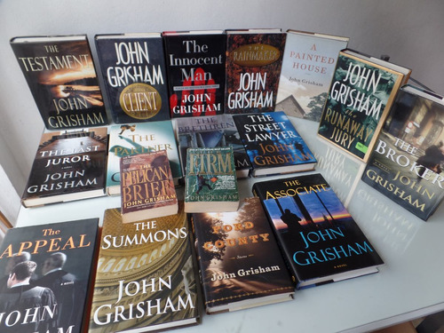 Coleccion De 17 Libros De Novela De John Grisham En Ingles