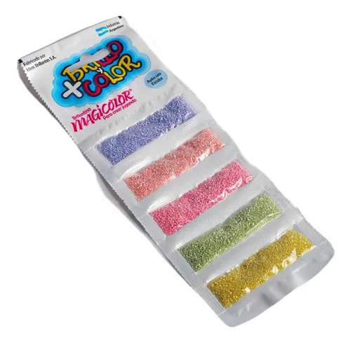 Brillantina Magicolor X 5 Colores Pastel 3,5g 3088 Ideas