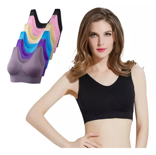 3pzs Tops Deportivos Push Up Brasieres Para Mujer Gym Yoga