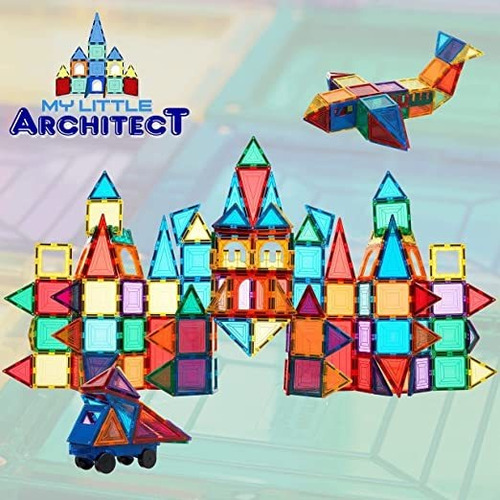 Imagen 7 de 7 de My Little Architect Azulejos Magnéticos Para Niños, Juego.