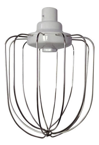 Liquidificador planetário branco Colucci, tigela de aço inoxidável de 1200 Watts, 5 litros, 6 velocidades, com acessórios