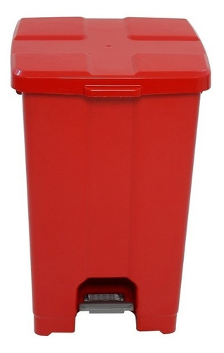 Lixeira Quadrada Com Pedal P60 60 Litros Jsn