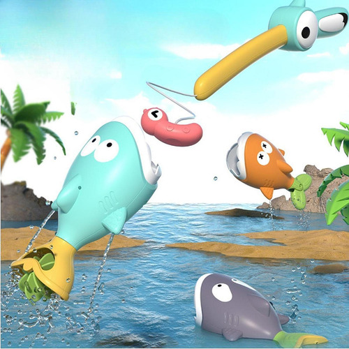 Juego De Pesca De Juguete De Baño Hora De La Bañera Para