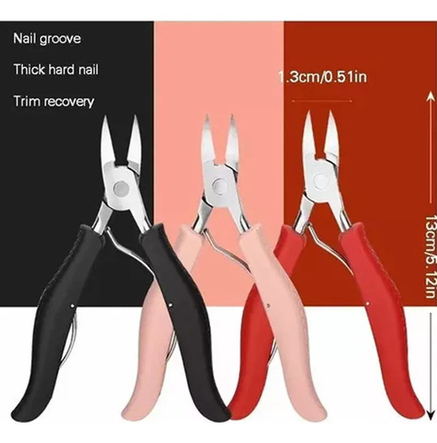 Kit De Alicates Limas Corta Para Uñas De Pedicure Y Manicure
