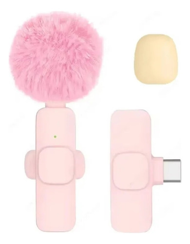 Microfono Inalambrico Celular Android Anti Viento Pink Rosa