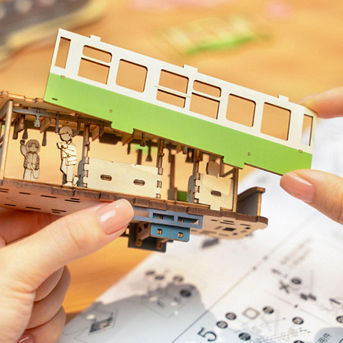 Kit De Casa En Miniatura Diy, Rompecabezas De Madera 3d,