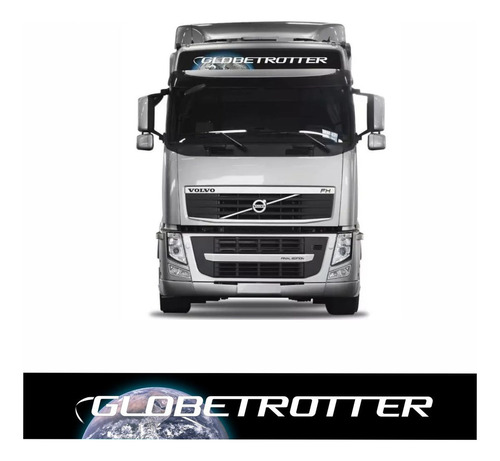 Adesivo Quebra Sol Volvo Fh Special Edition Cor Preto