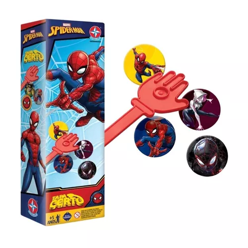 Jogo Tapa Certo Spiderman - Estrela - Estrela