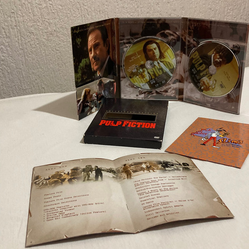Dvd2 Pulp Fiction Collectors Edition Material Extra Impecab (Usado)