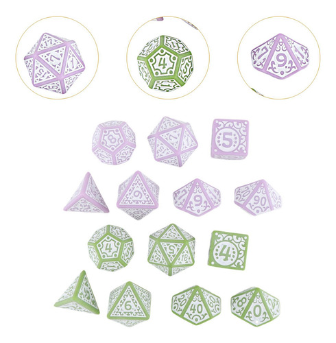 Colección De Dados De Juegos Educativos Para Divertirse Y
