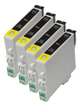 Comprar Pack X4 Color Negro Cartucho Compatible Epson Xp-231 Xp-241