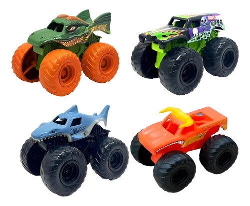 Monster Jam - Vehículos Pack X4 - 98950