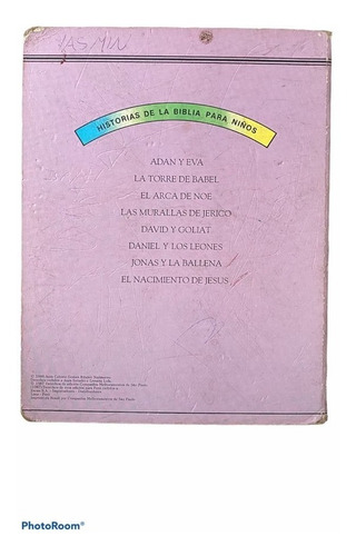 Imagen 2 de 8 de Yh Antiguo Libro Jonas Y La Ballena 1986 Aura Celeste Encas