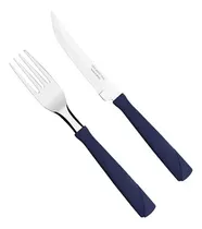 Comprar Combo Cubiertos X24 New Kolor Tramontina Cuchillo Tenedor