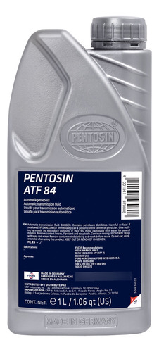 Aceite Transmision Pentosin Atf84 Mercon Ulv, 8 Pz De 1 L