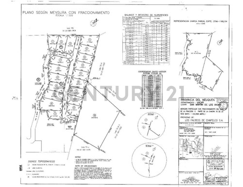 Venta Lote En San Martin De Los Andes, Faldeos De Chapelco.