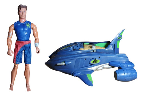 Max Steel Lancha Sharkruiser Aqua Ataque Coleccionable (Usado)