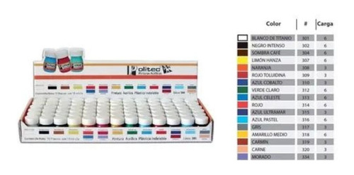 Pintura Acrílica Politec 20 Ml Set 78 Piezas