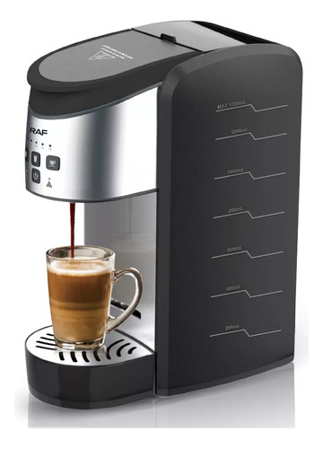 Cafetera Automática 2 En 1 De Cápsulas Y Cafe Molido 1.3l