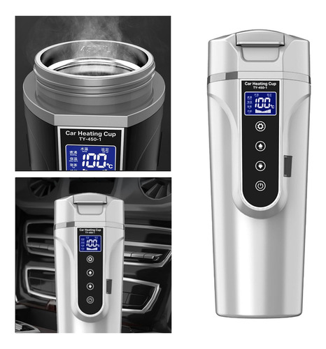 Hervidor De Agua Para Coche Eléctrico, Taza Calefactora,