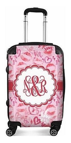 Maleta - Lips N Hearts Suitcase - 20  Carry On (personalized