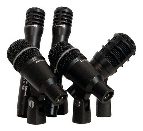Superlux Microfone Drk A3c2 Drum Set Conjunto 5 Peças