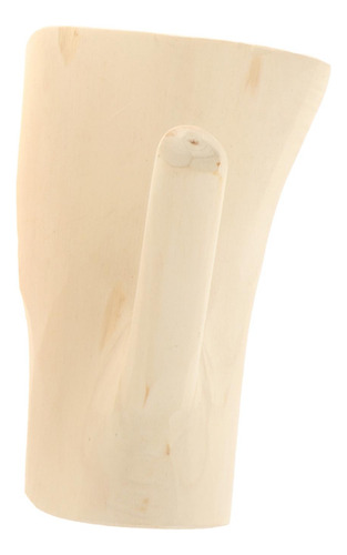 Gancho De Madeira Decorativo, Suporte De Chave De 15x6,5cm