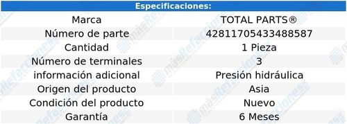 Switch Frenos Porsche 914 H4 1.8l 74 Al 75 Total Parts