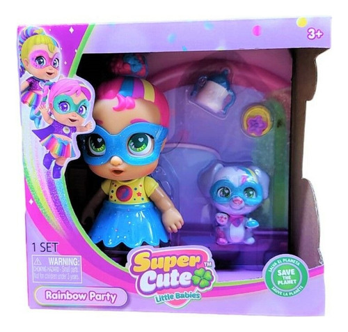 Muñeca Super Cute Mini Con Mascota Y Accesorios Cta