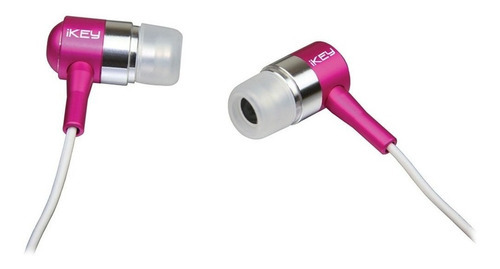 Fone De Ouvido In Ear Ikey Eardrumz Ed-e180 Rosa Earbuds