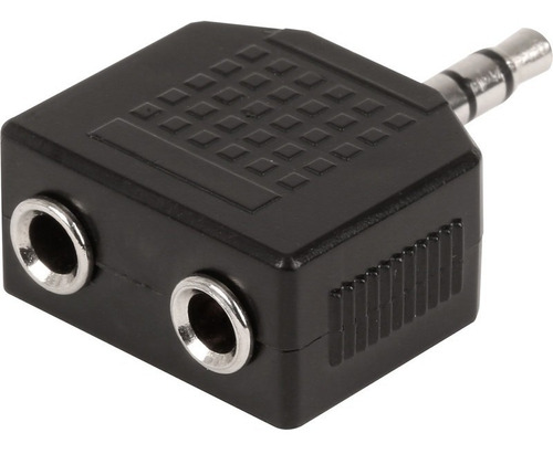 Conector Adaptador Plug 3.5mm Stereo A 2 Jack 3.5mm Plastico