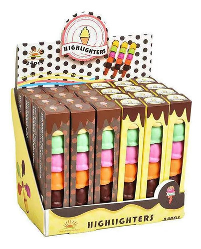 Kelendle Ice Creaming Racklighter Multicolor Fluorescent Pen