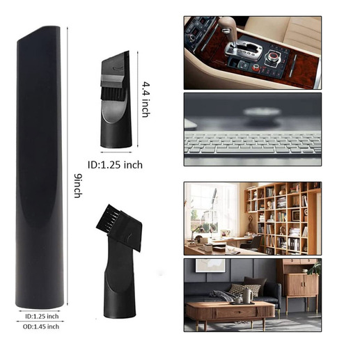 9 Piezas De Accesorios Aptos Para Accesorios Shopvac De 1 1/