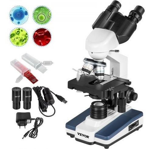 Microscopio Compuesto Digital Laboratorio 40x-2000x Led