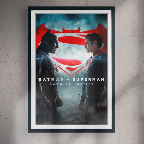 Cuadro 60x40 Peliculas - Batman V Superman - Movie Poster