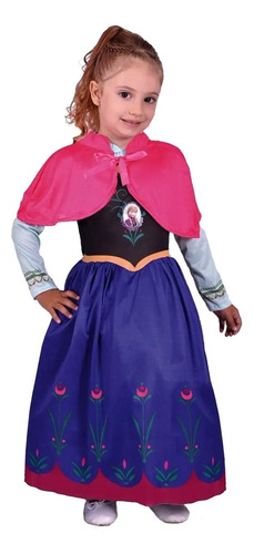 Imagen 1 de 10 de Disfraz Frozen Con Luz Princesa Anna O Elsa Disney New Toys