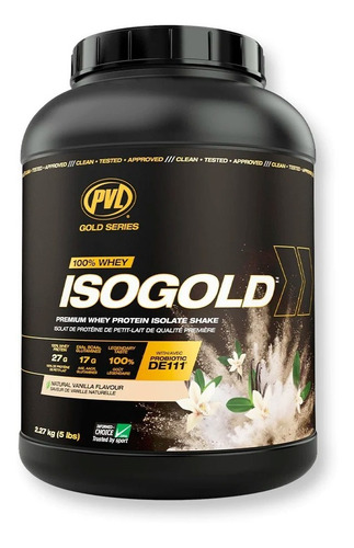 Proteina 100% Whey Isogold 5 Libras - Pvl Con Probióticos