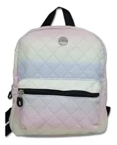 Comprar Mochila Mini Matelasse Rombos Combinada Degrade 25x20cm Mca